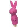 Mini Vibratore Coniglio Multivelocità Rabbit Portatile in Silicone Rosa, Stimolatore Clitorideo Vibrante Impermeabile, Rocks Off