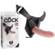 Strapon King Cock 6" con Dildo Indossabile Vaginale o Anale, Realistico