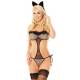 Body Sexy Pantera, Costume Donna per Travestimento Erotico