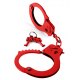 Manette Rosse in Metallo Pipedream Red Cuffs